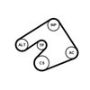 CONTINENTAL CTAM Water Pump + V-Ribbed Belt Kit 5PK1397WP1