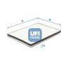 Filtr, vzduch v interiéru 53.062.00