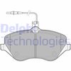Комплект тормозных колодок, дисковый тормоз DELPHI LP1891 (24133, 24174, D1245-8362)