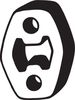 Гумові смужки, система випуску BOSAL 255-047