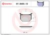 BREMBO Brake Pad Set, disc brake 07SU0312