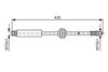 Тормозной шланг BOSCH 1 987 476 182 (BH756)