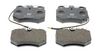 Sada brzdových destiček, kotoučová brzda FDB455