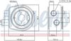 Nissens Oil Cooler, engine oil 90986