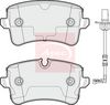APEC Brake Pad Set, disc brake PAD1778