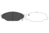 Комплект гальмівних колодок, дискове гальмо KAVO PARTS KBP-9039