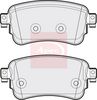APEC Brake Pad Set, disc brake PAD2182