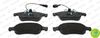 Комплект тормозных колодок, дисковый тормоз FERODO FDB4331 (25180, 24538)