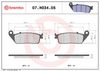 BREMBO Brake Pad Set, disc brake 07HO3405