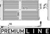 Конденсатор, кондиціонер MAHLE AC 761 000P (351343001, 70816778, 70816778AP, 8FC 351 343-001, AC 761 000S)