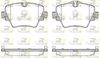 Комплект гальмівних колодок, дискове гальмо ROADHOUSE 21625.08 (PSX2162508, 25617, 25618, 9120-D1892, D1892-9120)