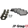 Комплект гальмівних колодок, дискове гальмо JP GROUP 1463700510 (1463700519)