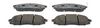 Ferodo Brake Pad Set, disc brake FDB1745