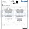 Delphi Brake Pad Set, disc brake LP5008EV