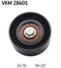 SKF Deflection Pulley/Guide Pulley, timing belt VKM 28601