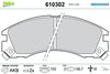 Sada brzdových destiček, kotoučová brzda 610302