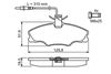 Bosch Brake Pad Set, disc brake 0 986 424 227