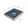 Фильтр салона UFI 54.171.00