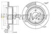 Гальмівний диск BREMSI CD7506S (DBB506S)