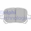 Комплект тормозных колодок, дисковый тормоз DELPHI LP1144 (23513, D707-7581)