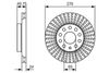 Bosch Brake Disc 0 986 479 C47 (0986479C47)