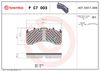 BREMBO Brake Pad Set, disc brake P C7 003