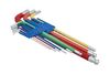 Laser Tools Colour Coded Hex Key Set - Ball End 9pc