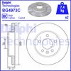 Гальмівний диск DELPHI BG4973C