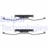 Комплектующие, колодки дискового тормоза DELPHI LX0054