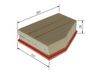 BOSCH Air Filter F 026 400 544