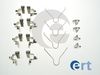 Комплектуючі, колодки дискового гальма ERT 420257