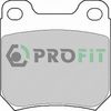 Комплект гальмівних колодок, дискове гальмо PROFIT 5000-0973