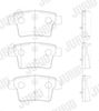 Sada brzdových destiček, kotoučová brzda 573218J