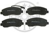 Комплект тормозных колодок, дисковый тормоз OPTIMAL BP-12419 (25147)