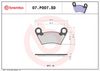 BREMBO Brake Pad Set, disc brake 07PO07SD