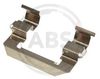 Комплектуючі, колодки дискового гальма A.B.S. 1761Q