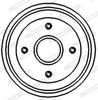 Ferodo Brake Drum FDR329151