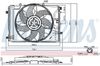 Nissens 85740 Fan, radiator