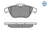 Meyle Brake Pad Set, disc brake 025 242 5317