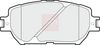 APEC Brake Pad Set, disc brake PAD1290