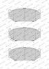 Sada brzdových destiček, kotoučová brzda FDB4705