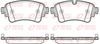 Комплект гальмівних колодок, дискове гальмо REMSA 1669.08 (PCA166908, 22308, 9126-D1898, 22309, D1898-9126)