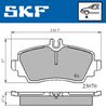 Комплект тормозных колодок, дисковый тормоз SKF VKBP 80220 (23070)
