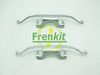 Комплектуючі, колодки дискового гальма FRENKIT 901702