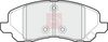 APEC Brake Pad Set, disc brake PAD1544