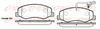 Комплект тормозных колодок, дисковый тормоз REMSA 1442.01 (PCA144201, 25172, 25173)