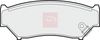 APEC Brake Pad Set, disc brake PAD1520