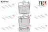 комплект спирачно феродо, дискови спирачки