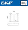 комплект спирачно феродо, дискови спирачки