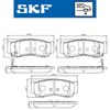 SKF Brake Pad Set, disc brake VKBP 90538 A